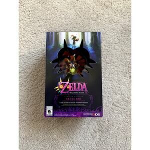 Rare NEW in Box Legend of Zelda Majora's Mask 3D Limited Edition Game + Figure